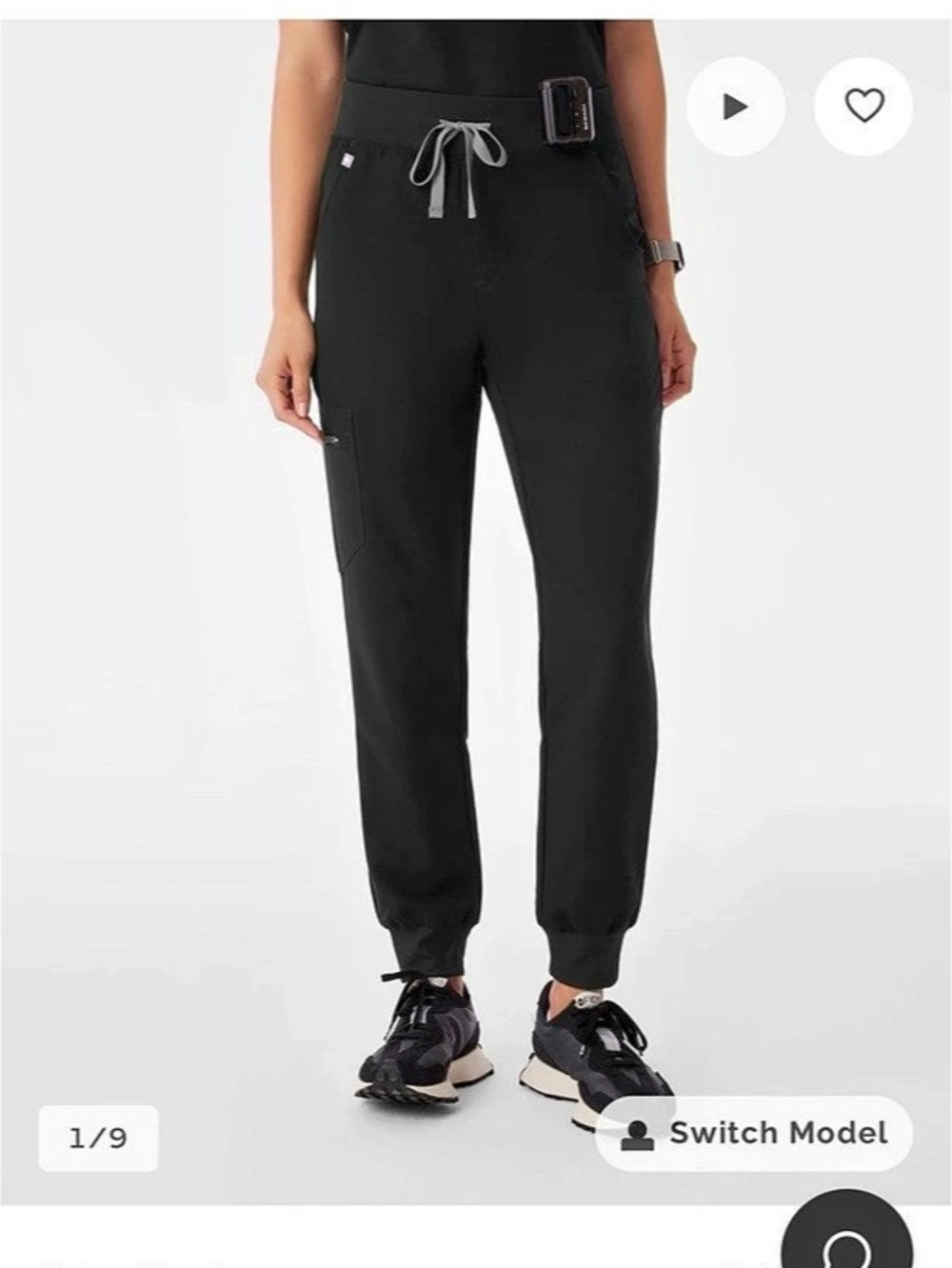 FIGS high-rise Zamora Jogger Scrub Pants